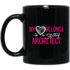 Image of Architect Shirt My Heart Belongs Architects Wife Shirt
