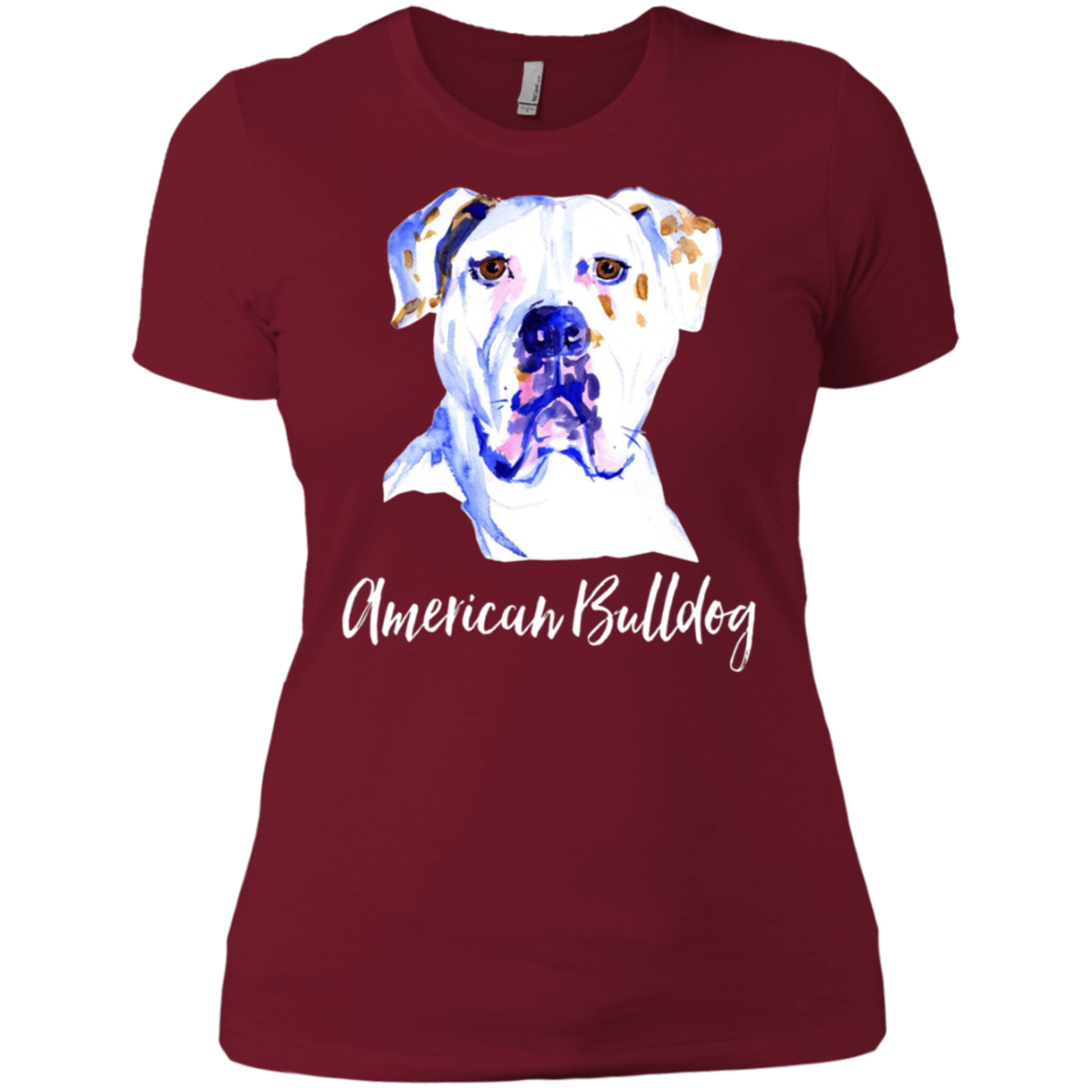 American Bulldog Dog T-Shirt Dog Lover Gift Bull Dog