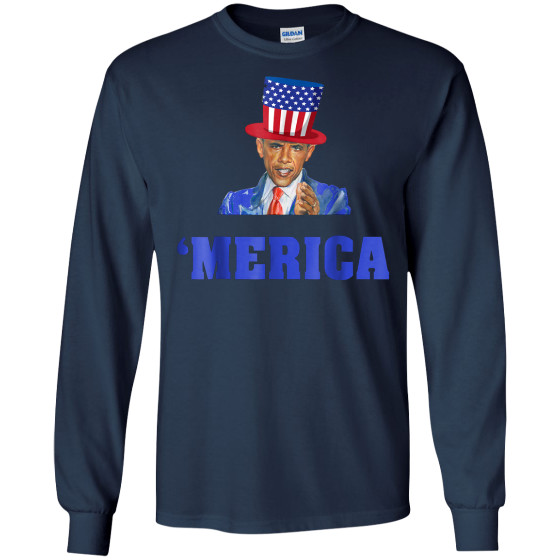 'Merica U.S.A Obama Flag President Gift