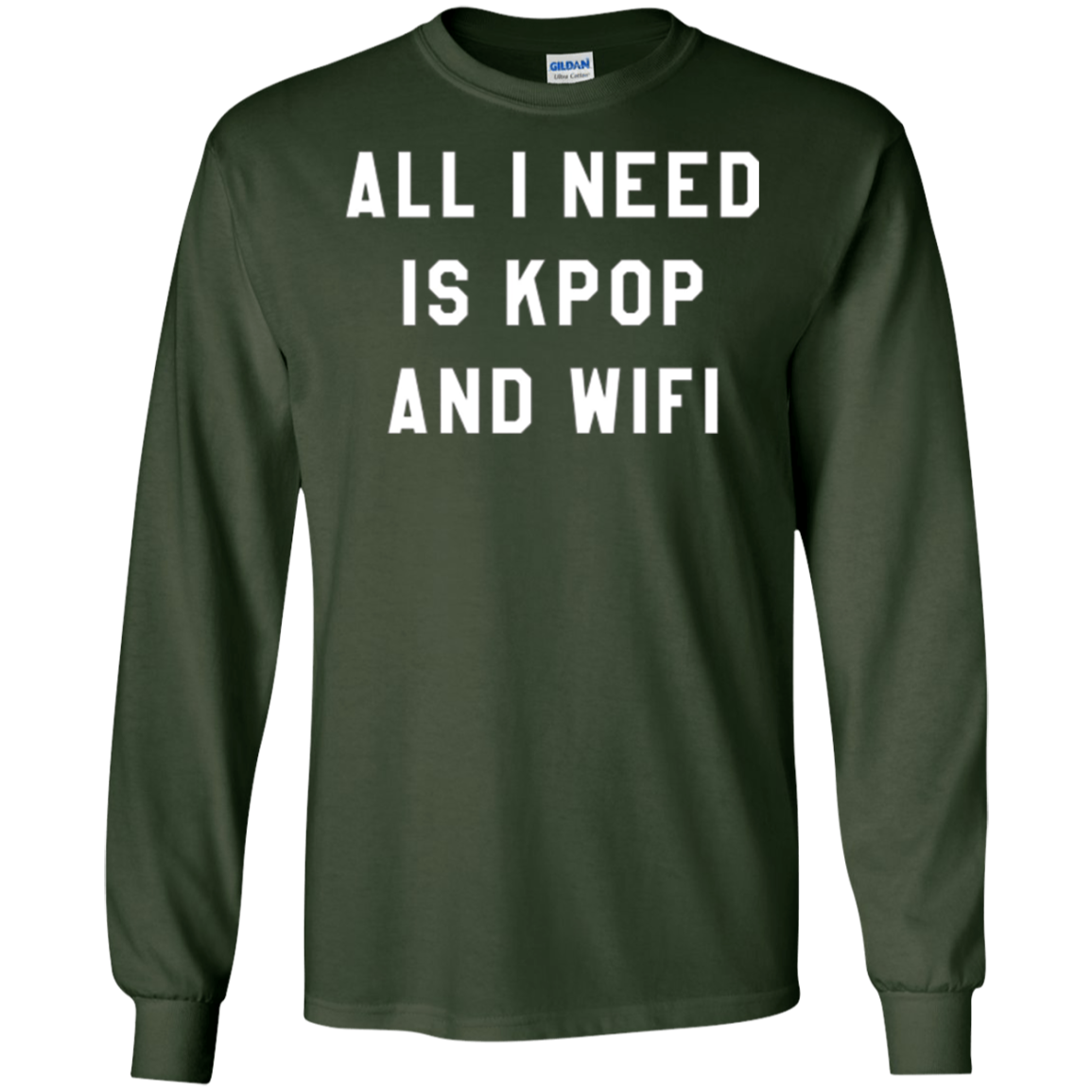Tout ce dont j’ai besoin est Kpop et Wifi coréen K-Pop Fan Tshirt