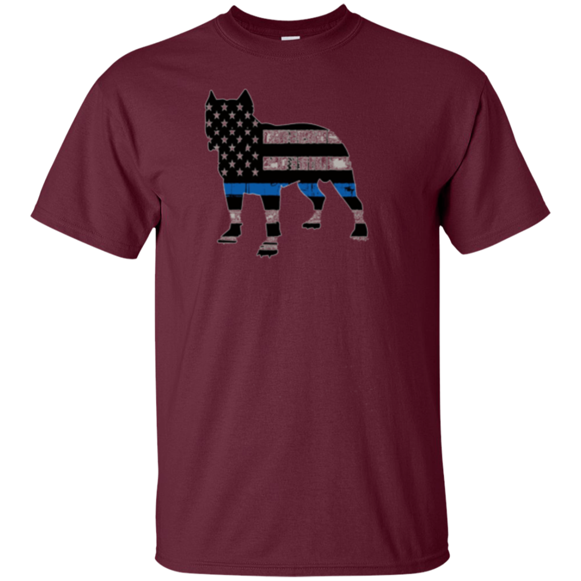 American Flag Pitbull T-Shirt