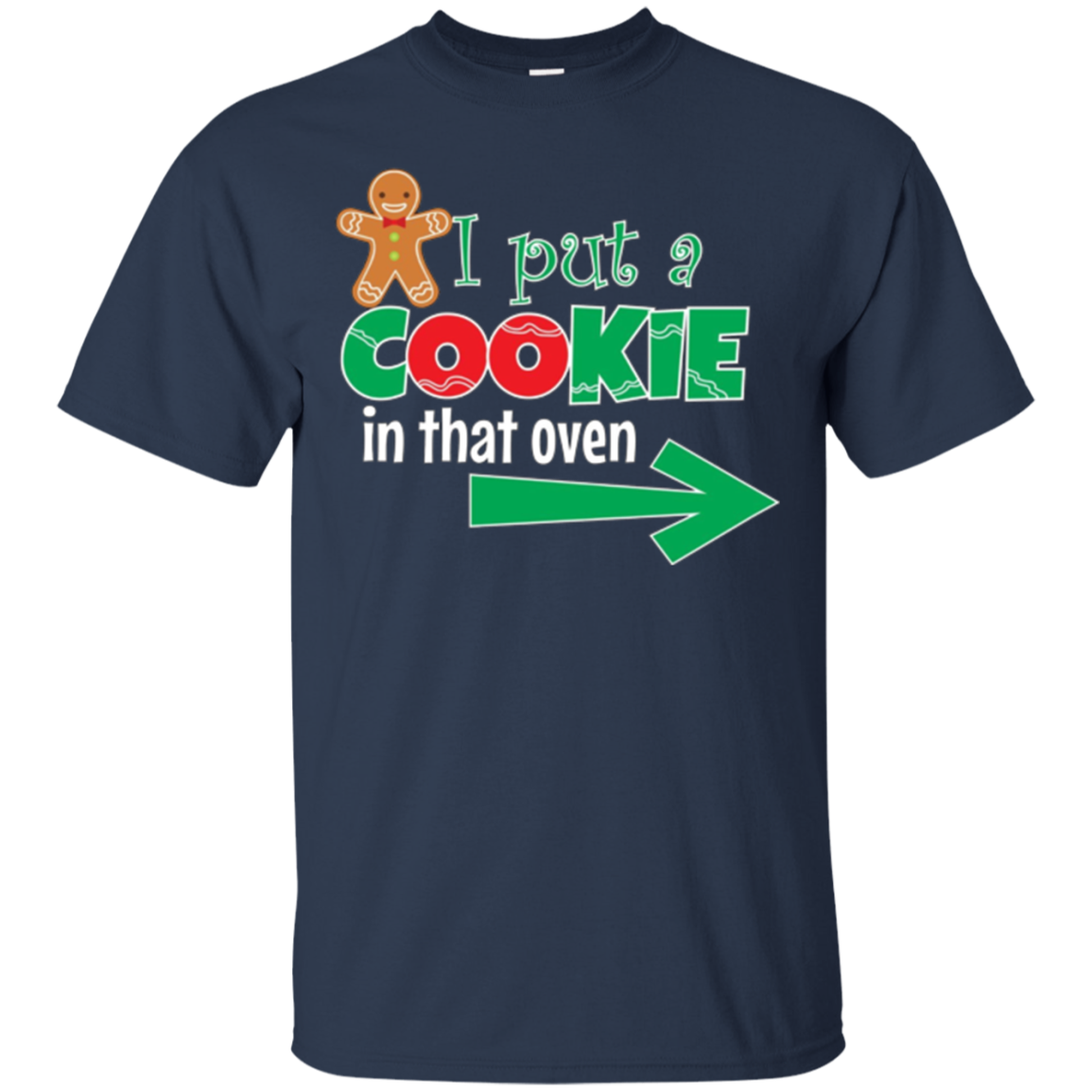 Christmas T-shirt Expecting Dad Pregnant Wife Tee