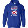 Image of American By Birth Proudly Raised In Alabama Flag Shirt