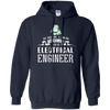 Image of Santa Electrical Engineer Funny Tshirt on Christmas Holiday