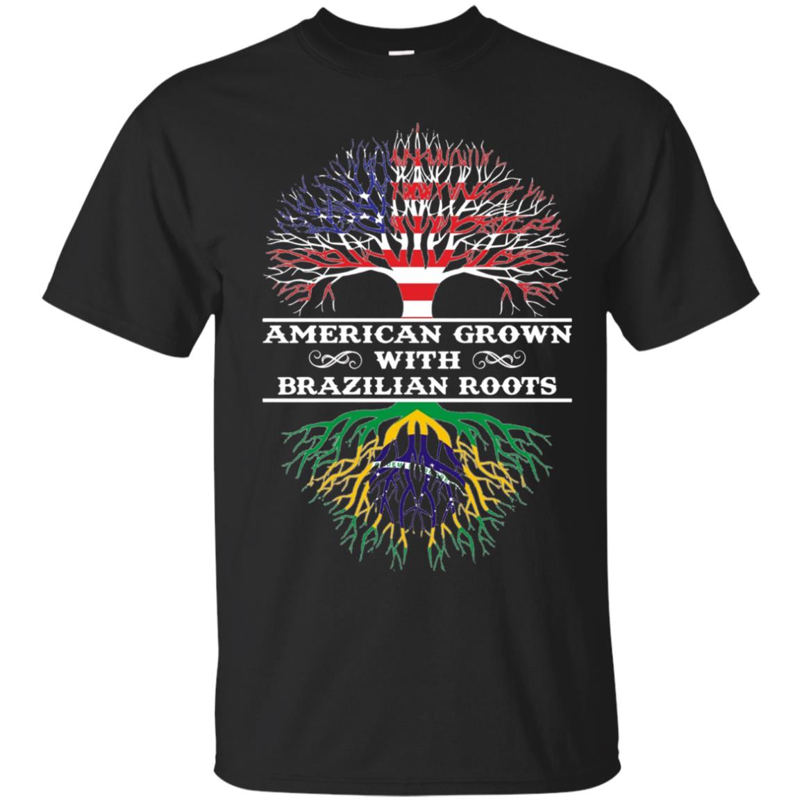 American Grown With Brazilian Roots Tee Shirt