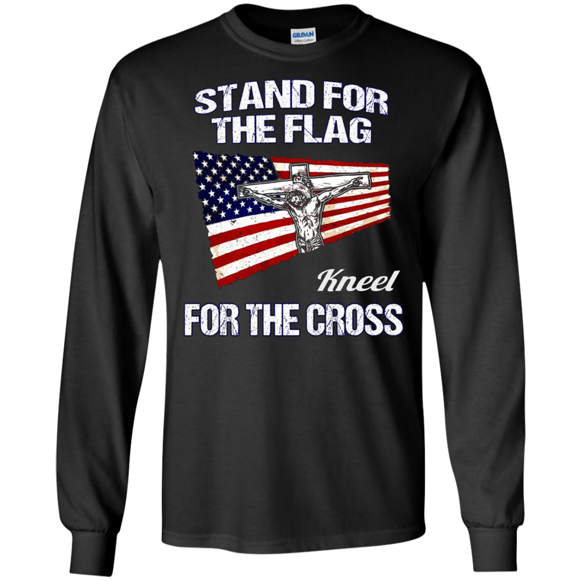 America Stand for the Flag USA Patriotic Christian Tee Shirt