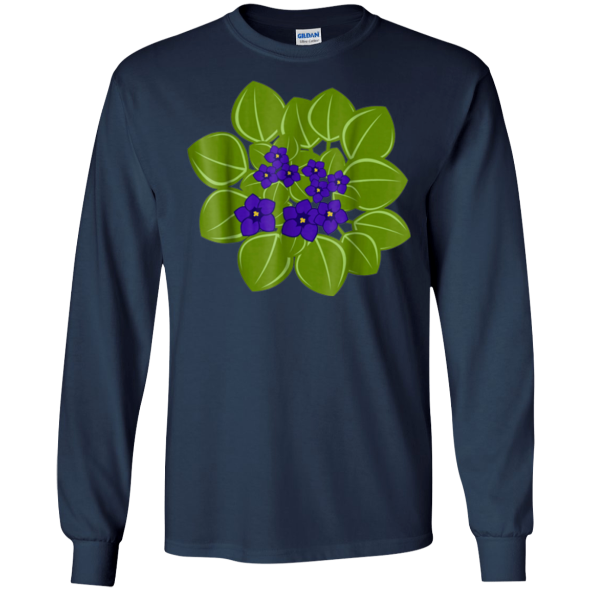 African Violet Houseplant Floral Potted Plant Lover T-Shirt
