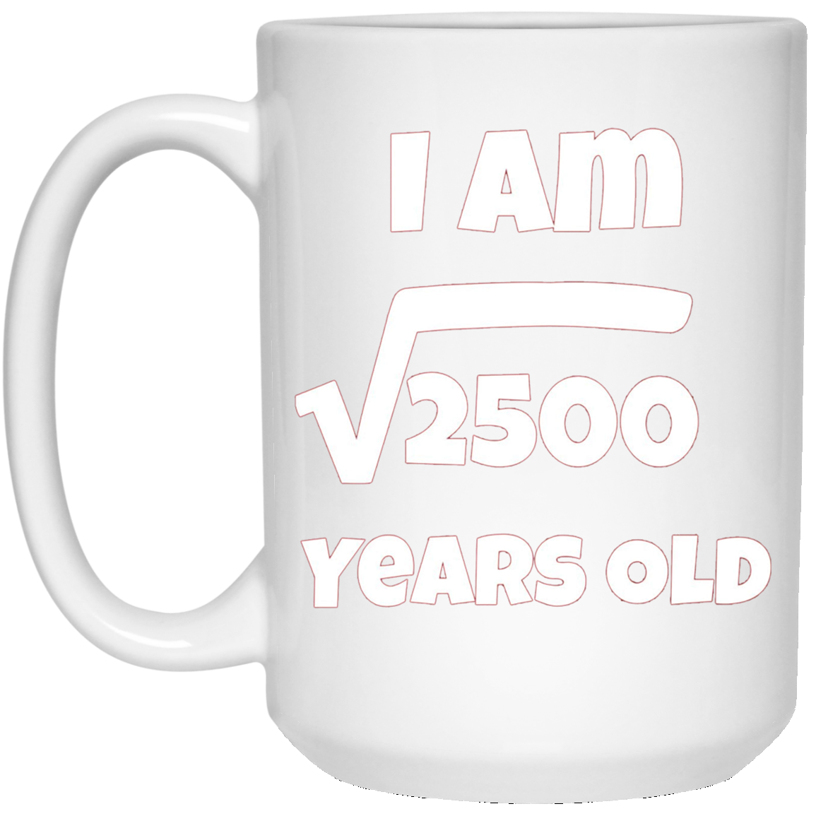 50 year old 50th Birthday Gift Idea: Square Root of 2500 Tee