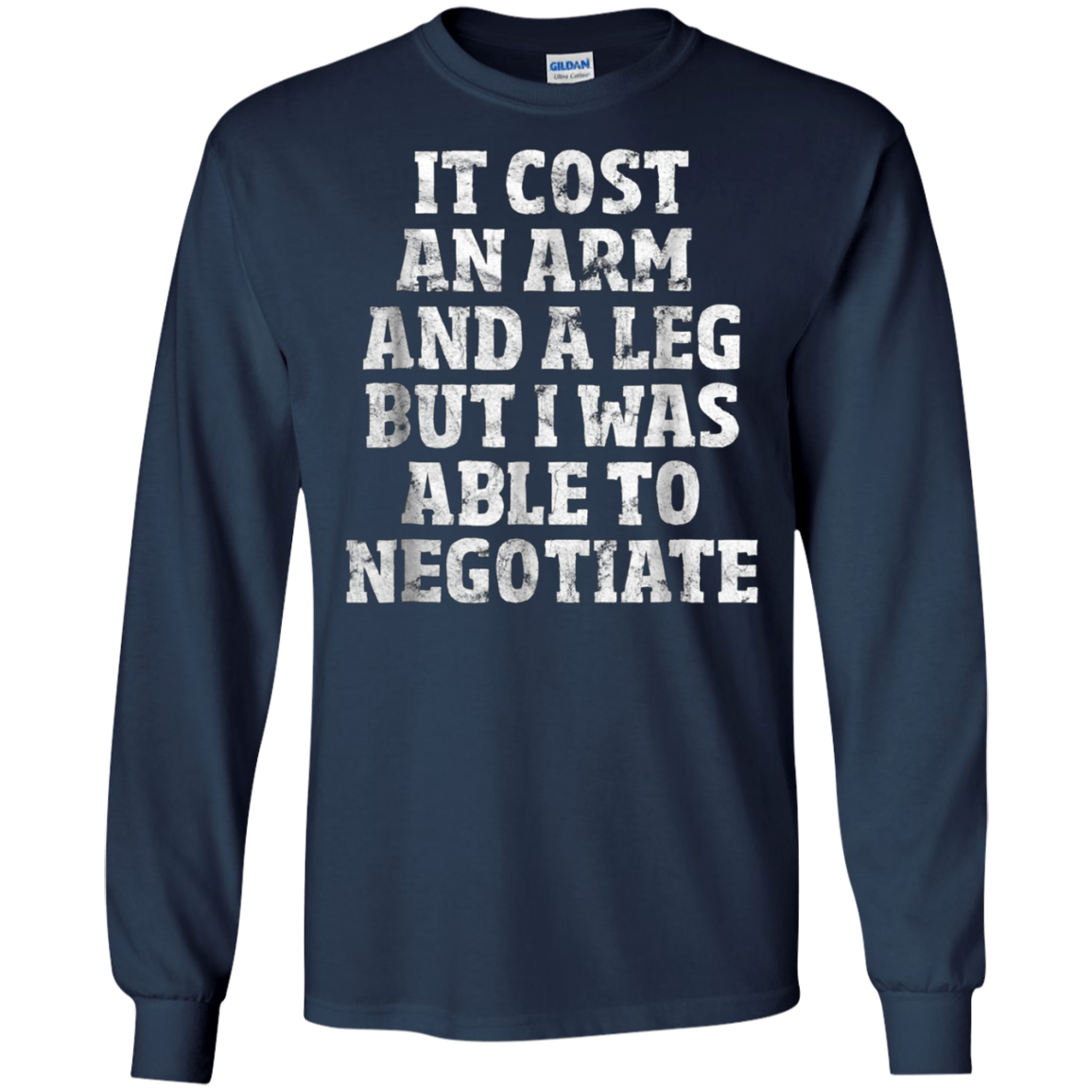 Amputee T-Shirt: Able To Negotiate Funny Leg Amputee Shirt