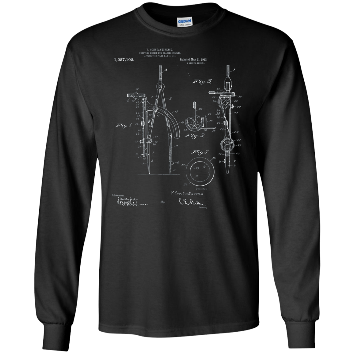 Architect T-Shirt Architect Student gift, Drafting Compass