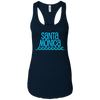 Image of Santa Monica Beach Long Sleeve T-Shirt Waves Surf Tee Shirt