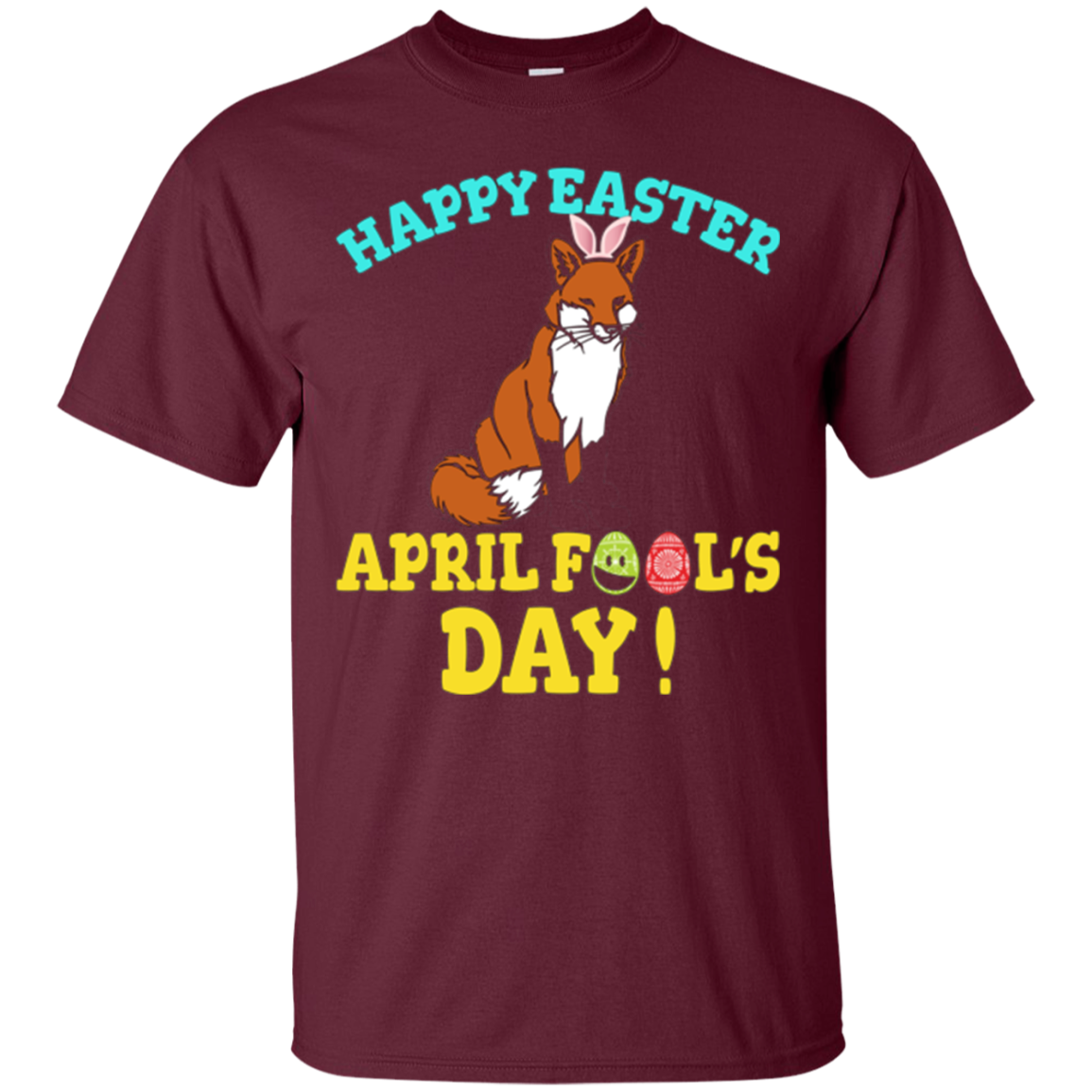 Funny happy Easter April fool's day foxes T-shirts Tees