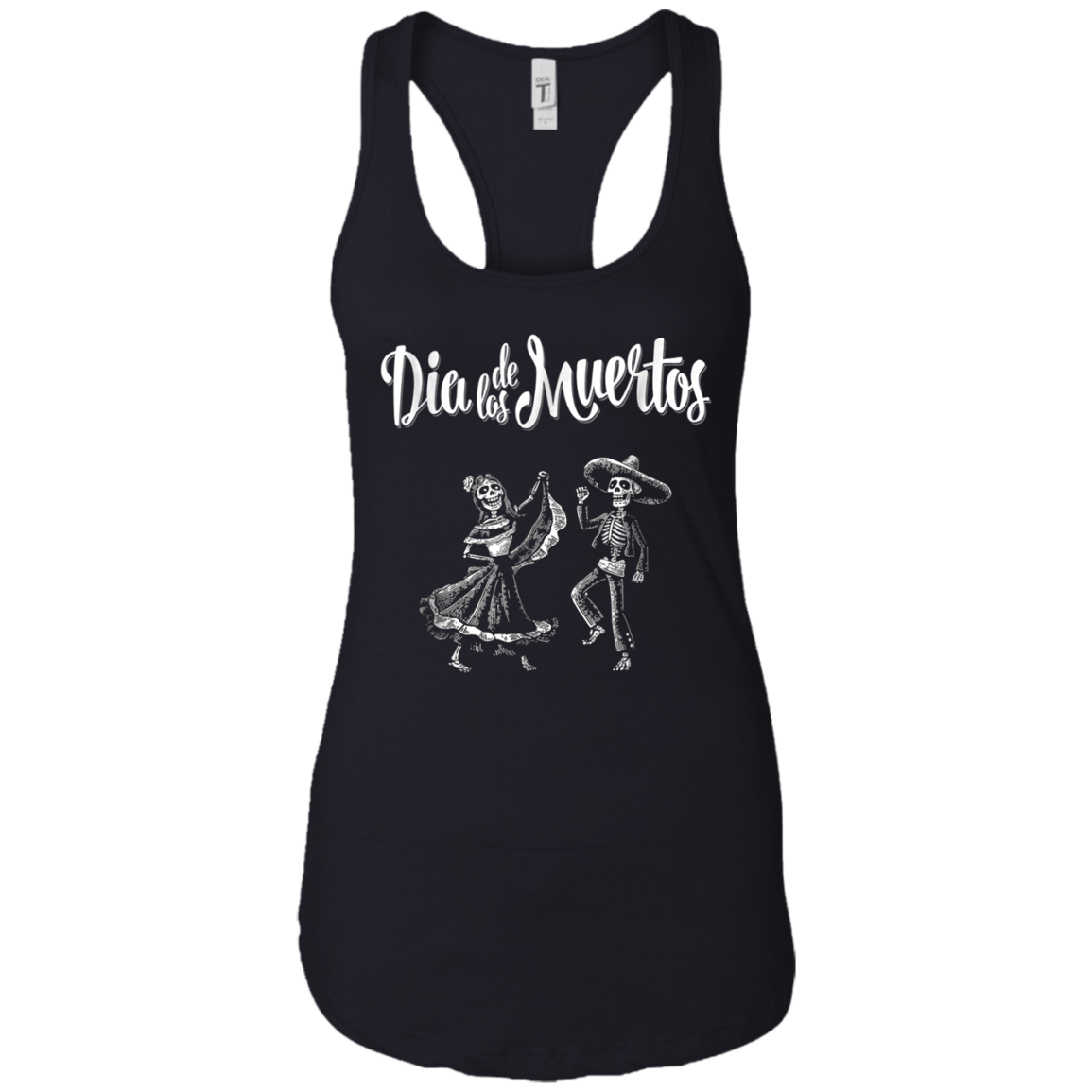 "Dia De Los Muertos" Dancing Mariachi Skeletons Tee Shirt