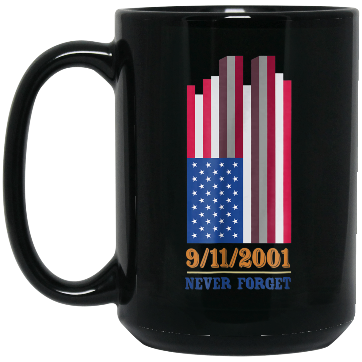09-11-2001 Never Forget Twin Tower Was Attacked T-shirt