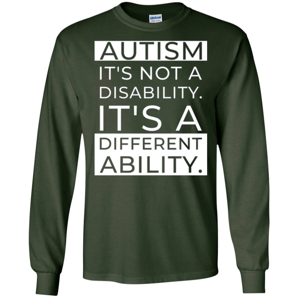 Autism Awareness: It's Not A Disability T-Shirt