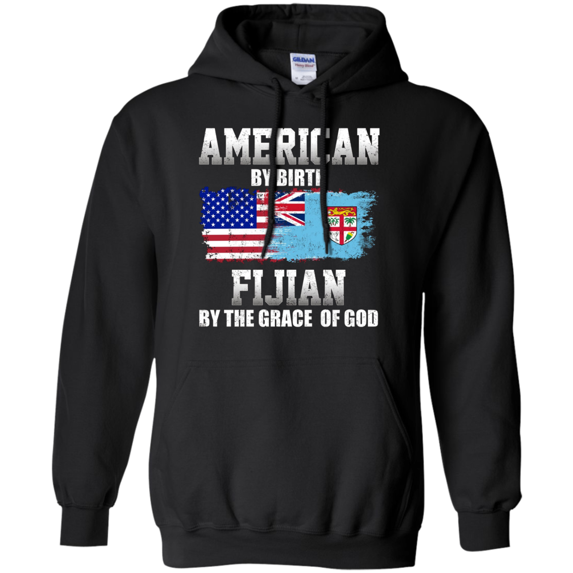American By Birth Fijian By The Grace Of God T-shirt
