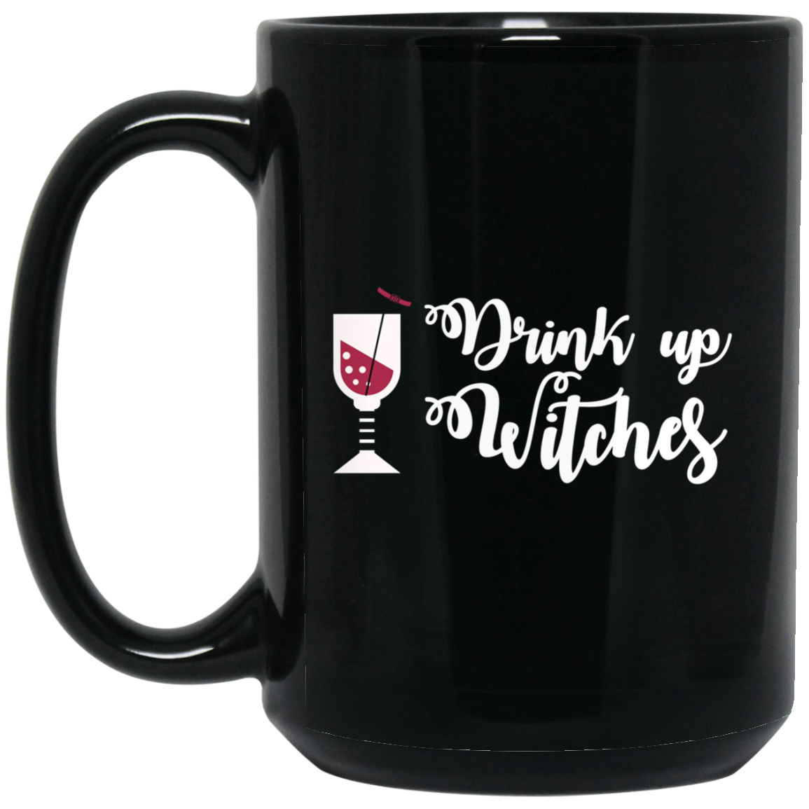 Funny Halloween Wine Lovers Shirt Women Drink Up Witches Tee