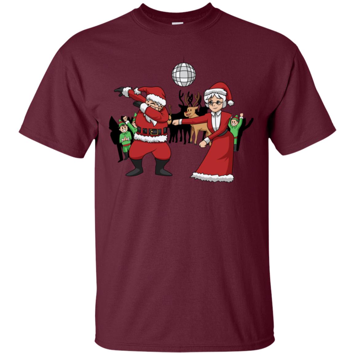 Santa Dabbing Tshirt Mrs. Claus Flossing Shirt