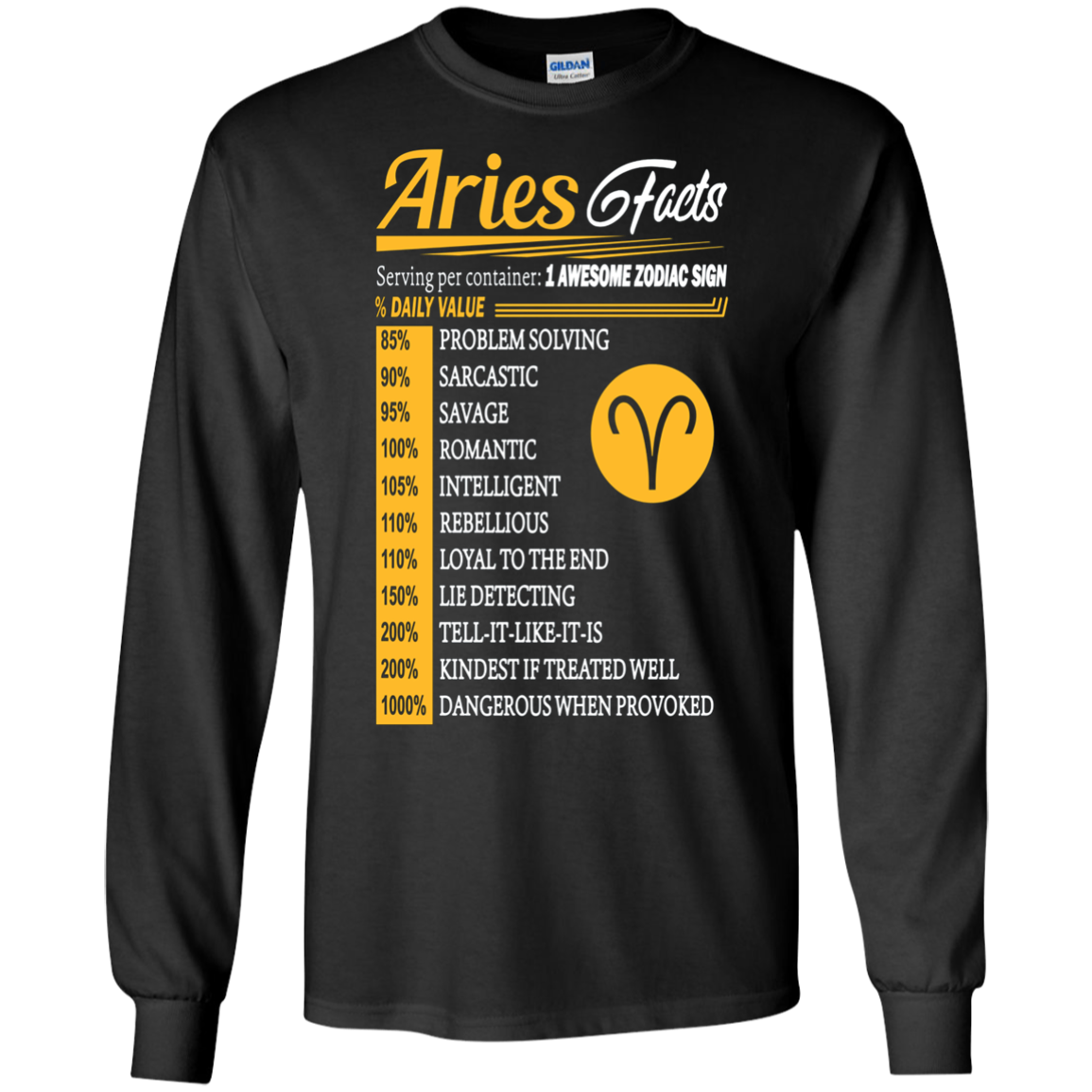 Aries facts t shirt-top signs to spot a true aries