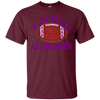 Image of Alzheimer Awareness Purple Ribbon T Shirt For Football Fans