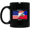 Image of American Haitian Flag Stars T-Shirt Great Gift Tee