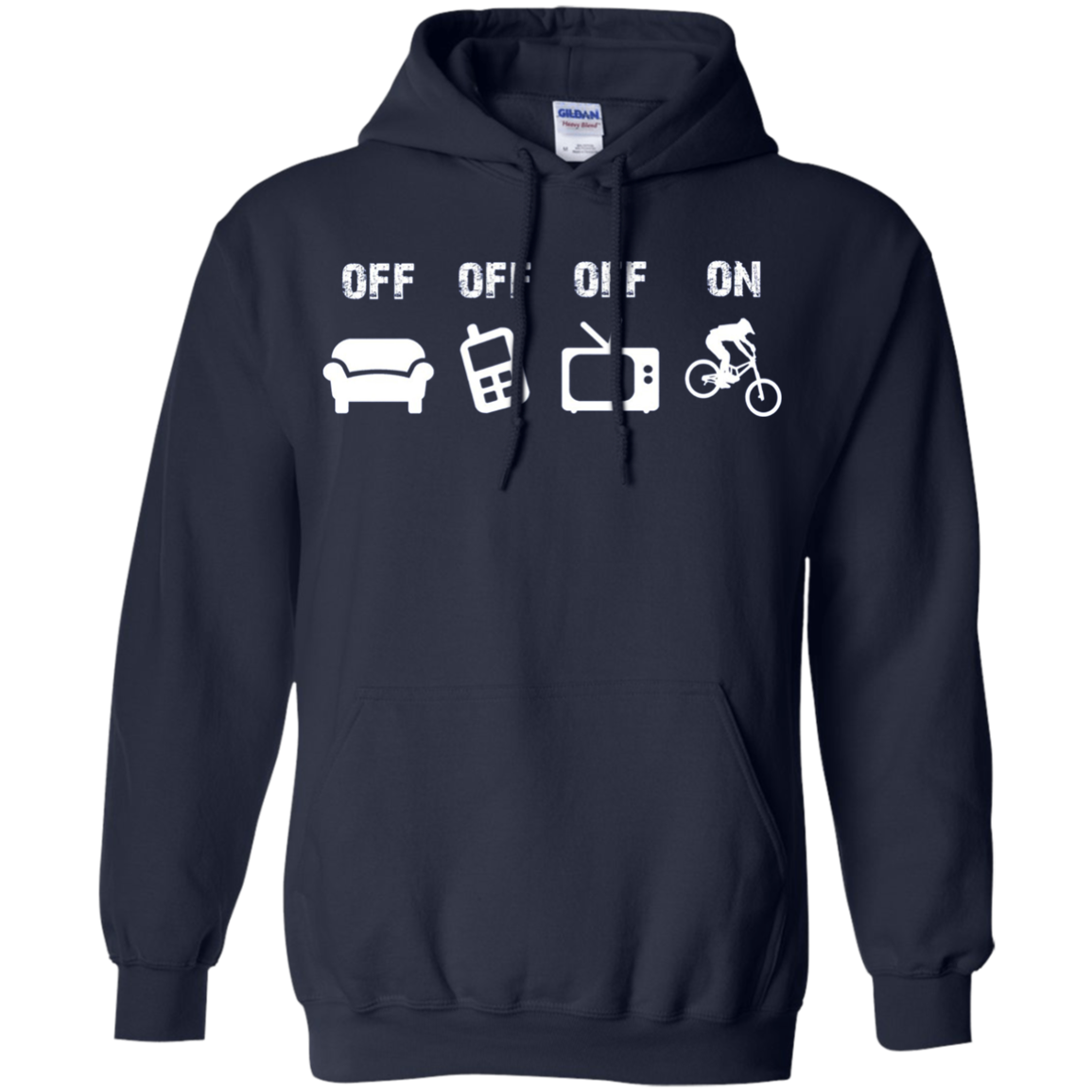 Bike Mode On Shirt: Funny Bicycle Bike Mtb T-Shirt Gift