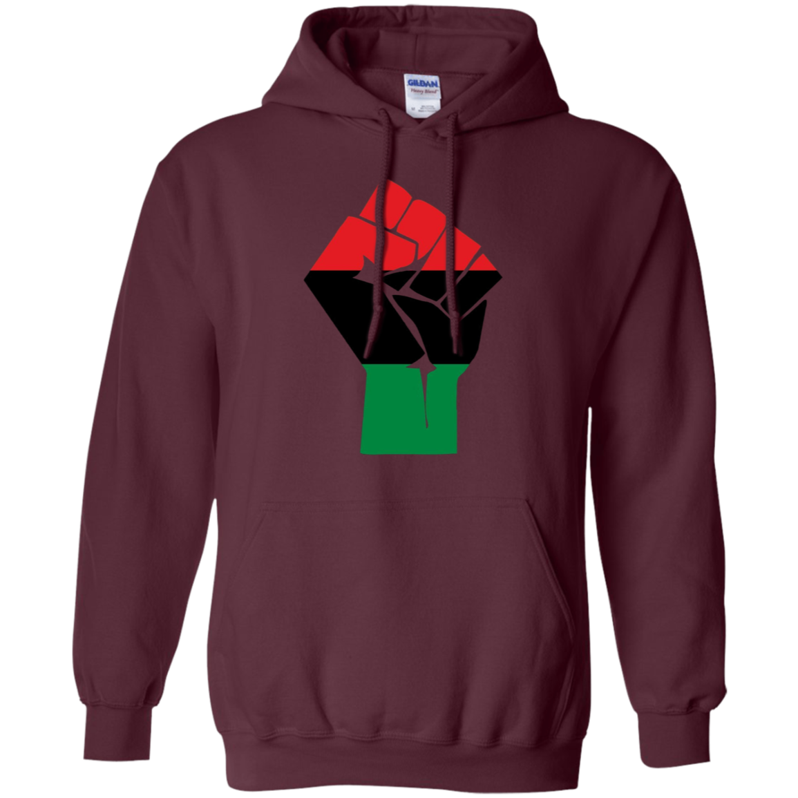 Afro-American Fist salute Shirt African Heritage Symbol Tee