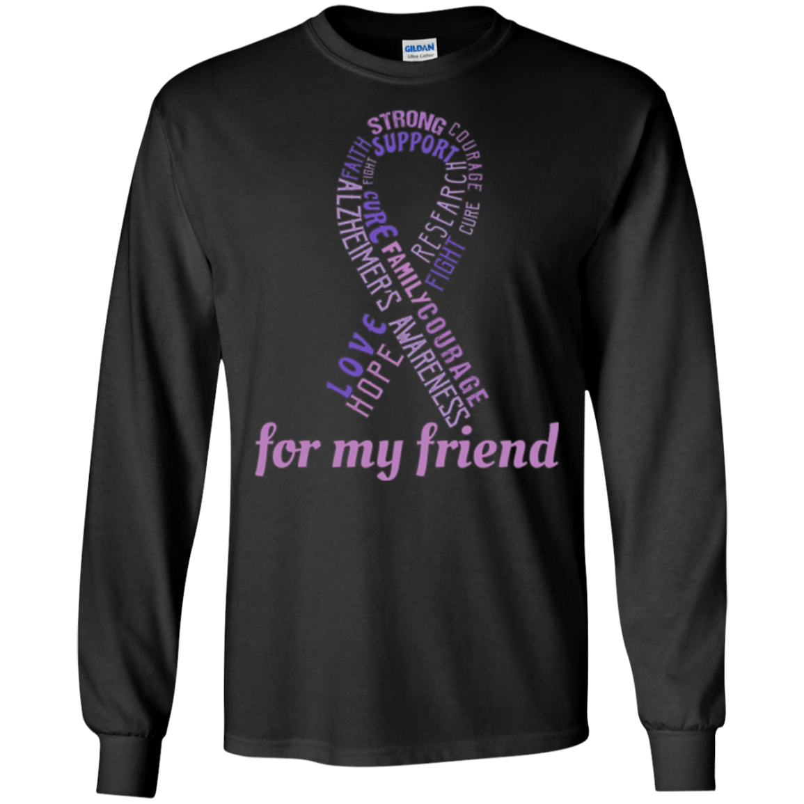 Alzheimer's Awareness T-Shirt For My Friend