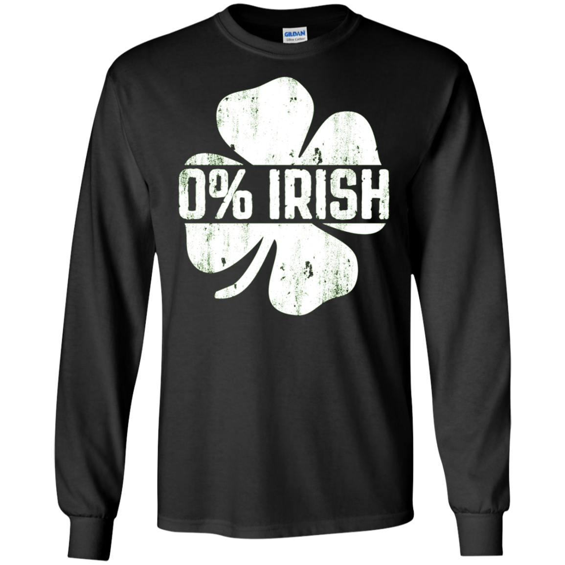 0% Irish T-Shirt Vintage St. Patrick Day Gift Shirt