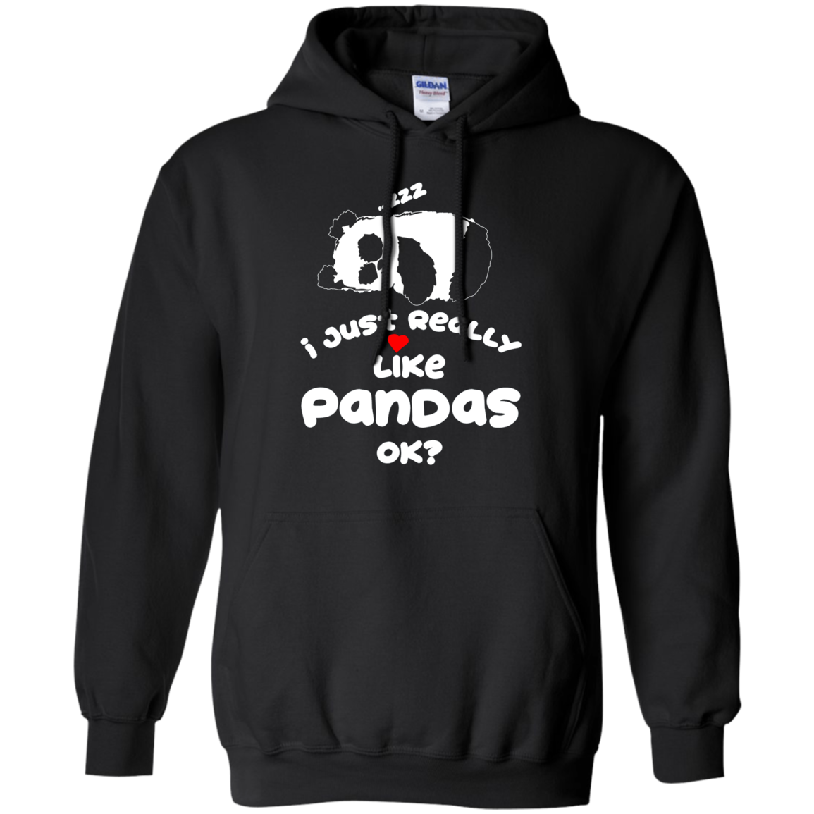 "I Just Really Like Pandas, Ok?" Chinese Panda Bear T-shirt