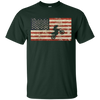 Image of American Flag Motocross BMX T-Shirt