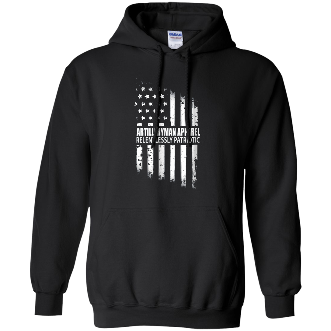 Artilleryman T-shirt, Artillery Apparel Relentless Patriotic