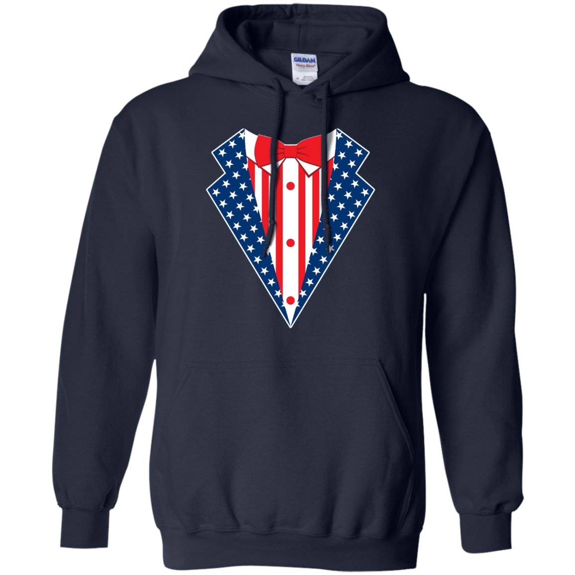4th of July USA Tuxedo T-shirt