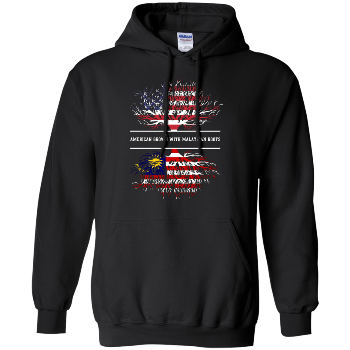 American Grown With Malaysian Roots T-Shirt Malaysia Tee