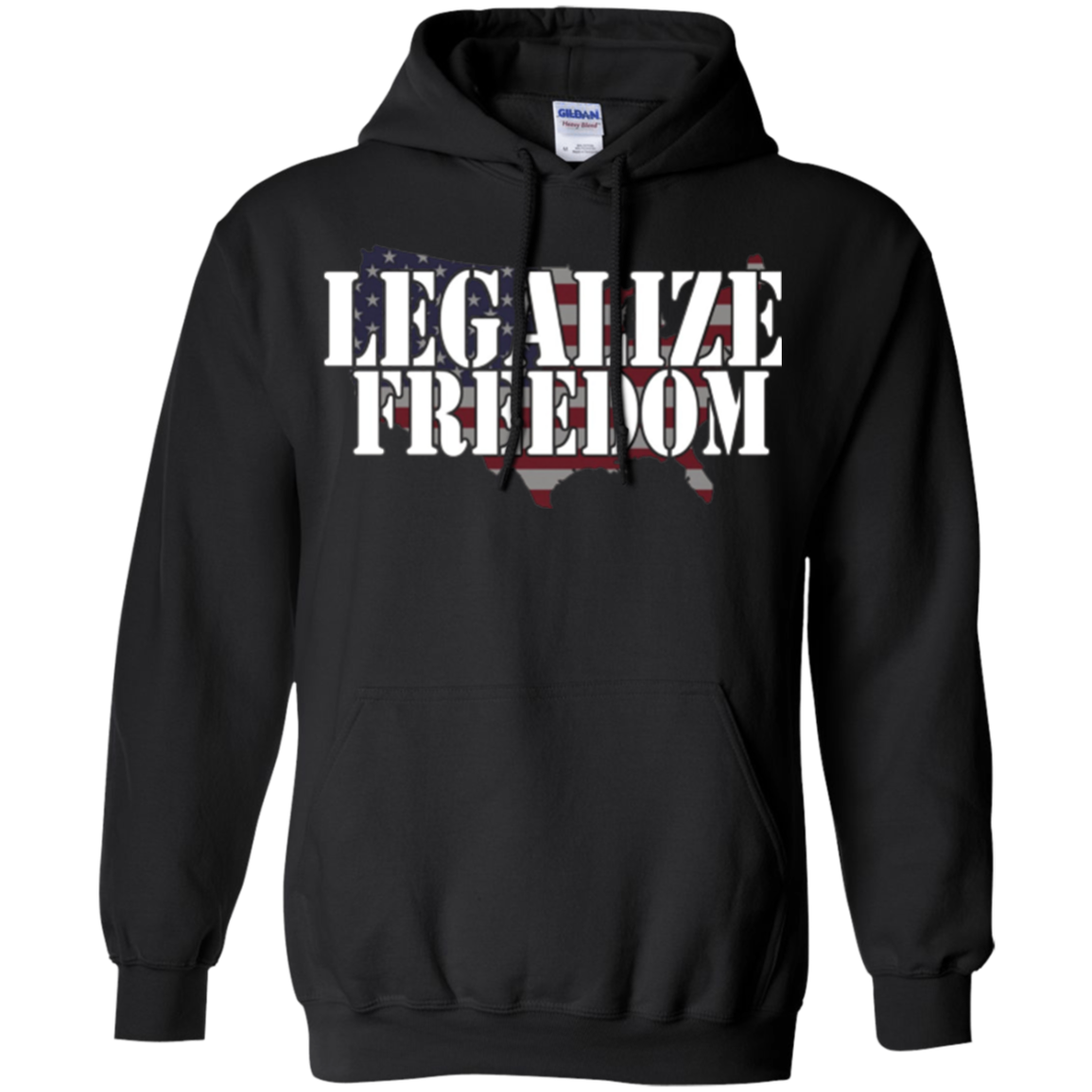 American Flag Legalize Freedom T-Shirt