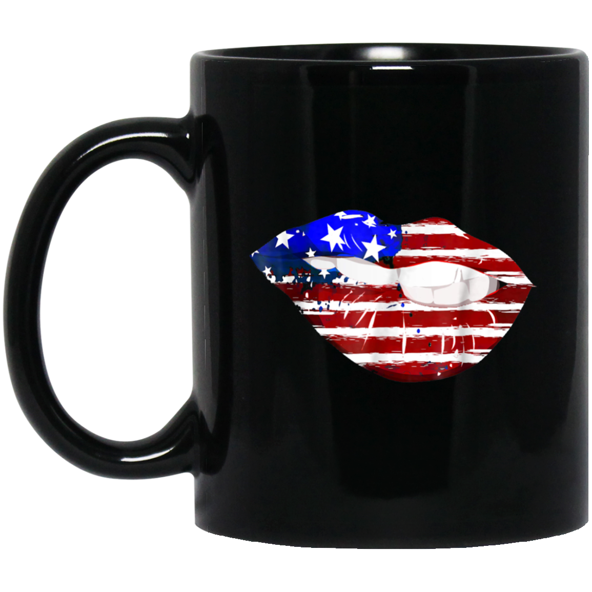 American Flag Sexy Lips Shirt -July 4th Gift