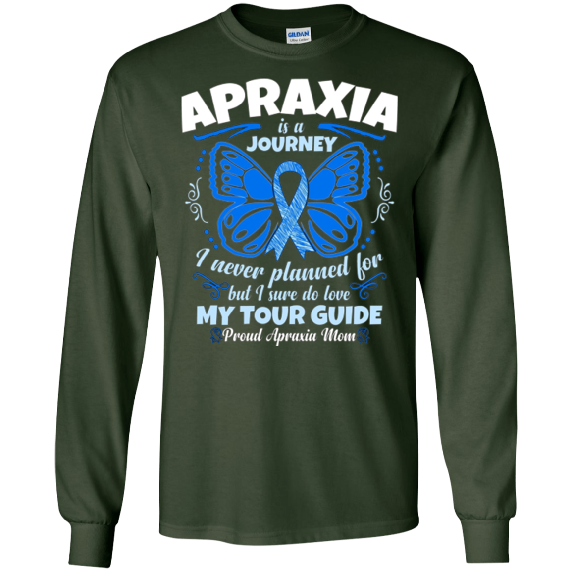 Apraxia Awareness T Shirt - Proud Apraxia Mom