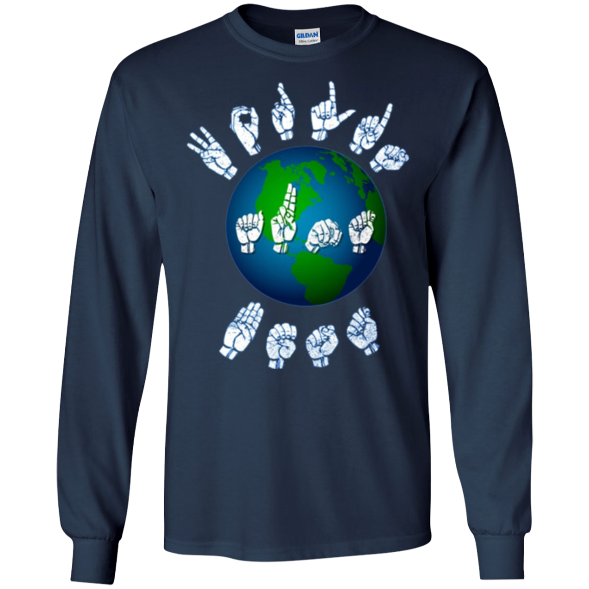 American Sign Language World's Best Aunt T shirt fun gift