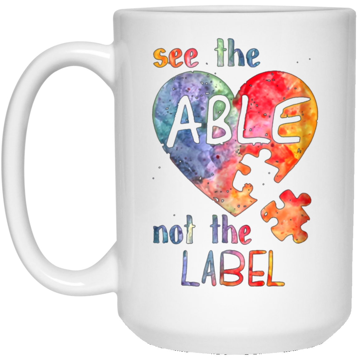 Autism Awarness See The Able Not The Label Shirt