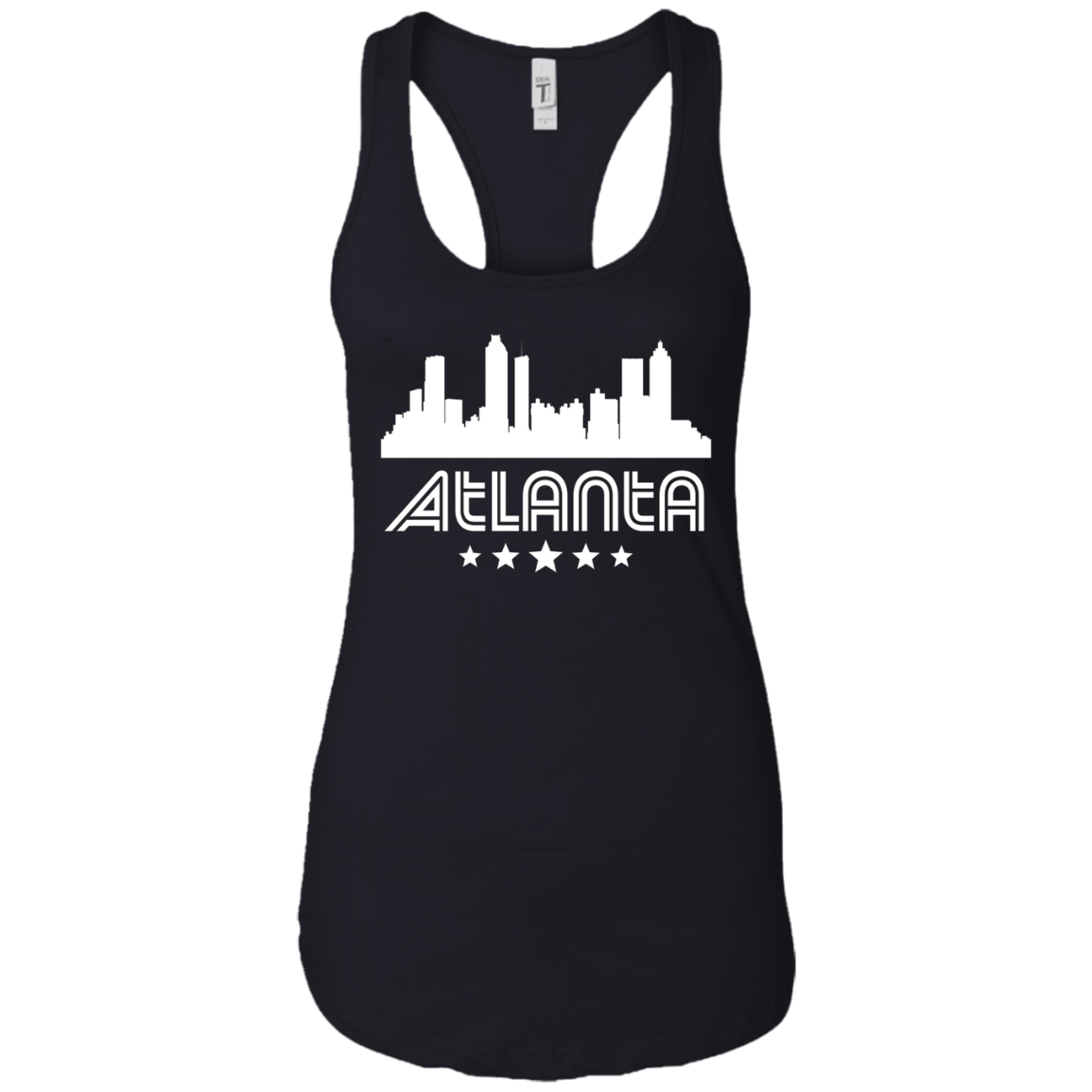 Atlanta Georgia Skyline Retro Style T-Shirt