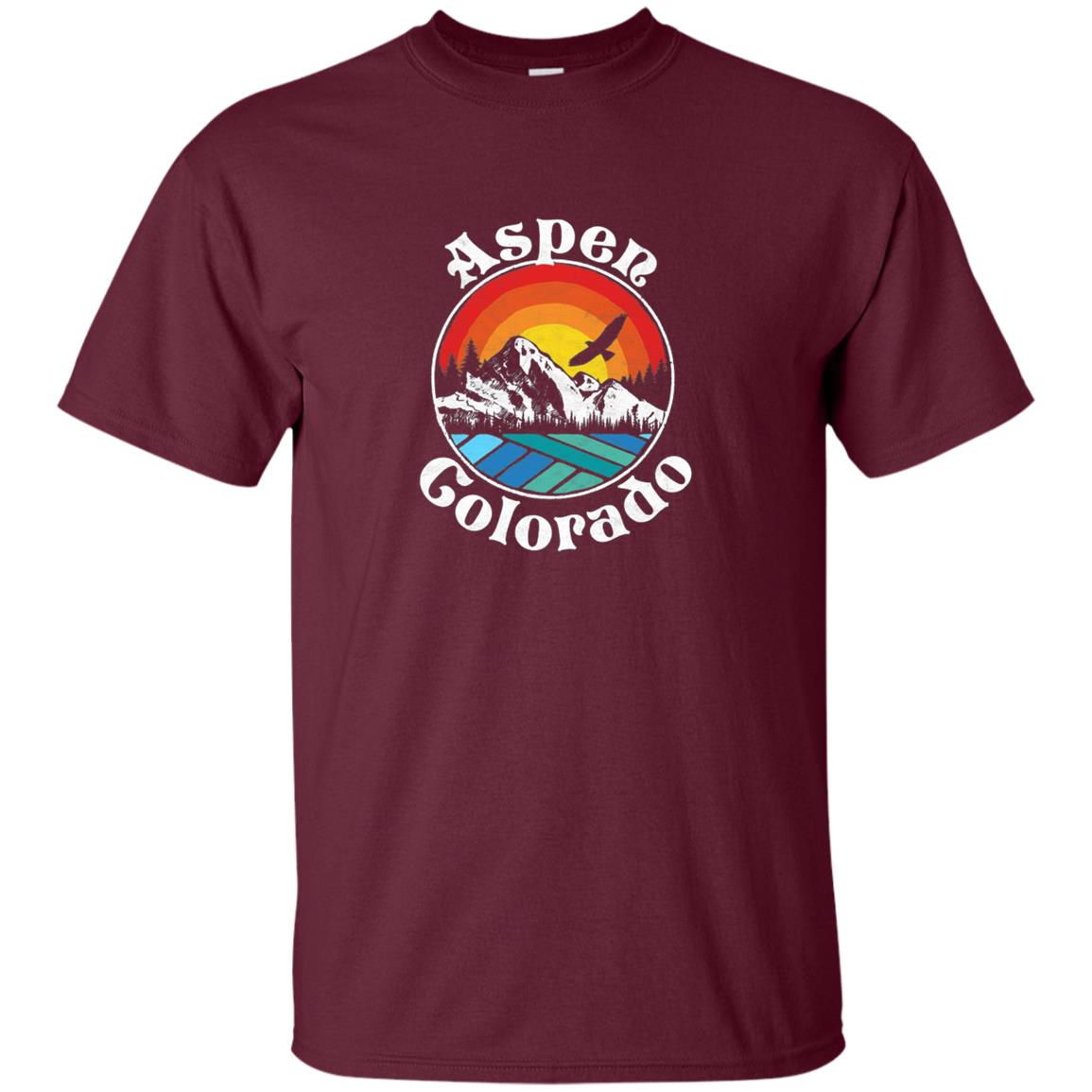 Aspen Colorado Vintage Mountain Outdoor Long Sleeve Shirt