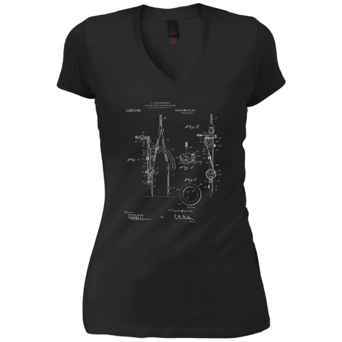 Architect T-Shirt Architect Student gift, Drafting Compass