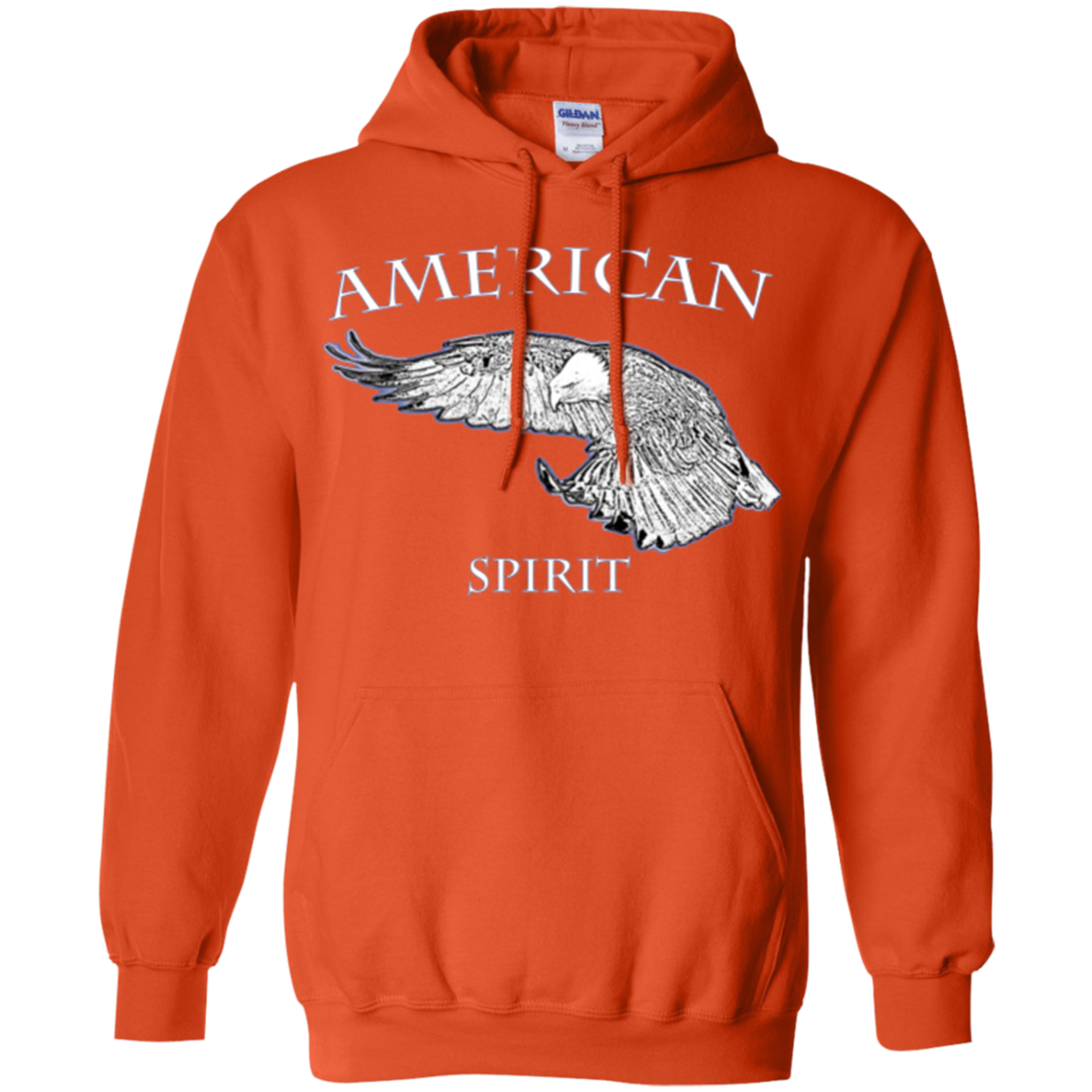 AMERICAN Spirit Bald Eagle Long Sleeve T-shirt B & W Art