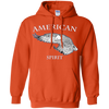 Image of AMERICAN Spirit Bald Eagle Long Sleeve T-shirt B & W Art