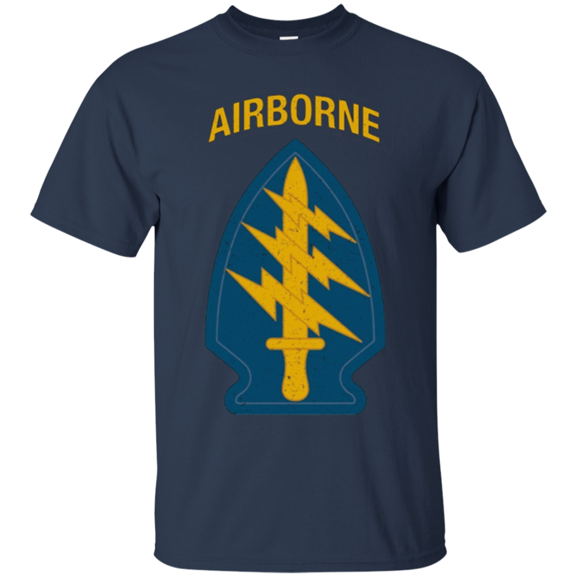 Army Airborne Special Forces Shirt Vintage Tee
