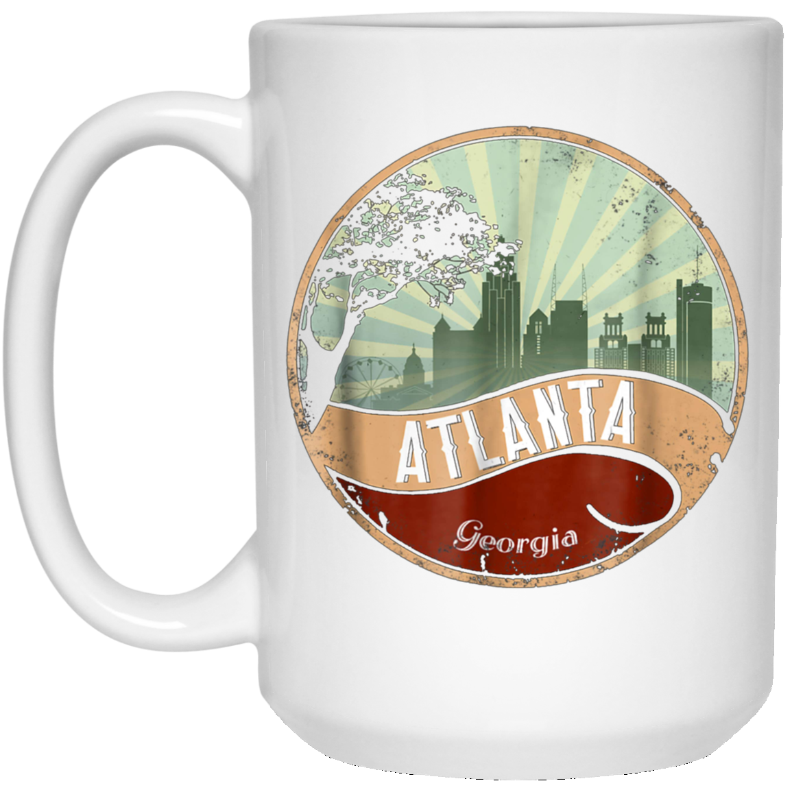 Atlanta Vintage Retro Design City Style T-Shirt