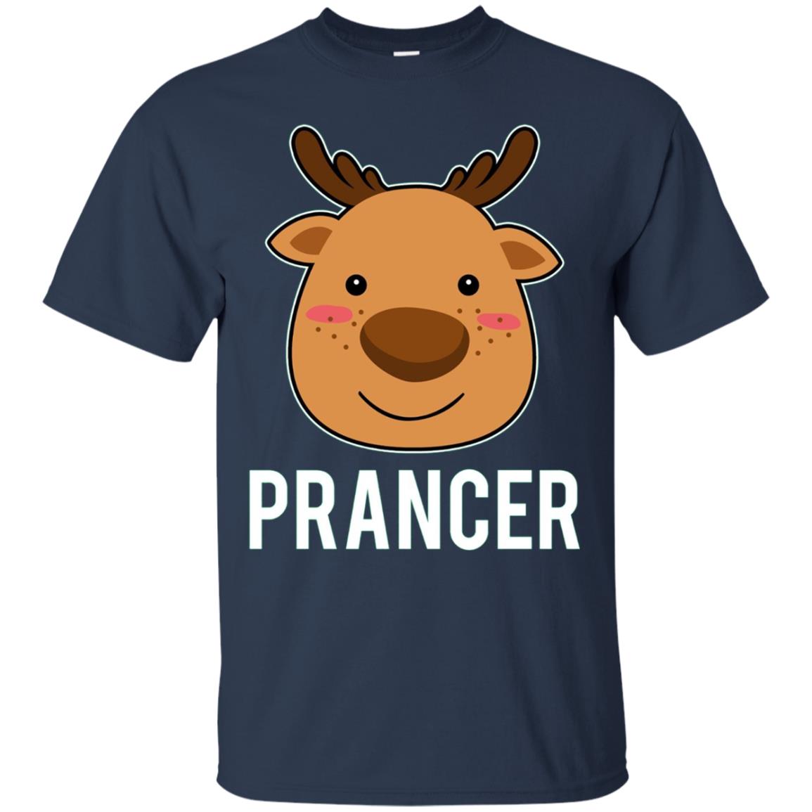 Santa Reindeer Prancer T-Shirt Christmas Group Costume Tee