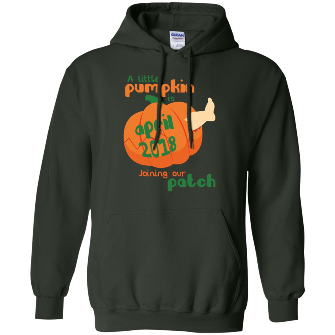 April 2018 Little Pumpkin Pregnancy Announcement Shirt Gift