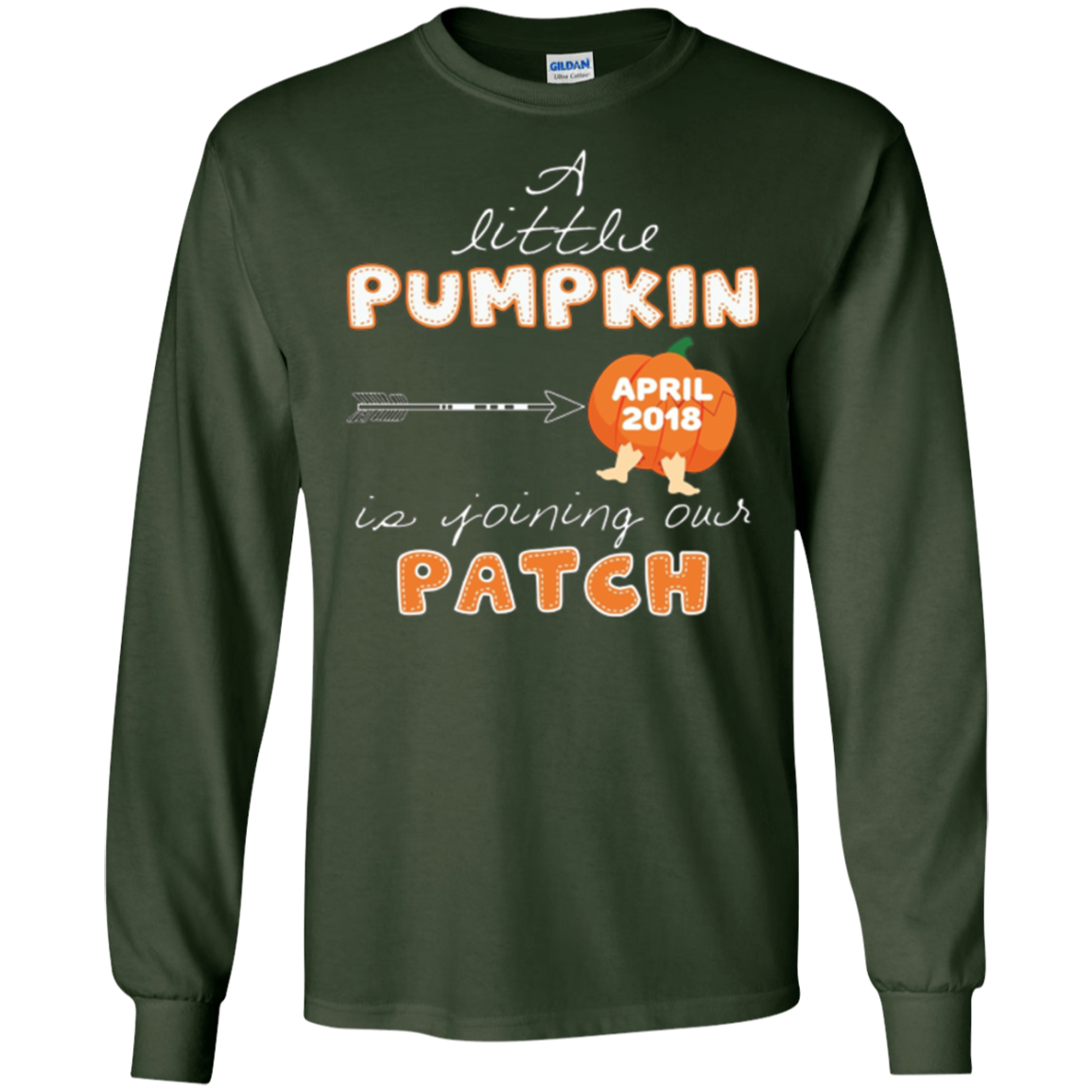 A Little Pumpkin Is Joining Our Patch April 2018 Mom T-shirt