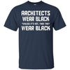 Image of Architects wear black unless it is hot then they wear black